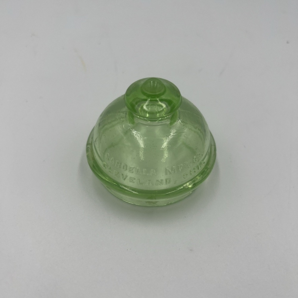 Vintage BREAK-NO-MORE‎ ~ 1930's Uranium Glass Coffee Percolator Replacement Top
